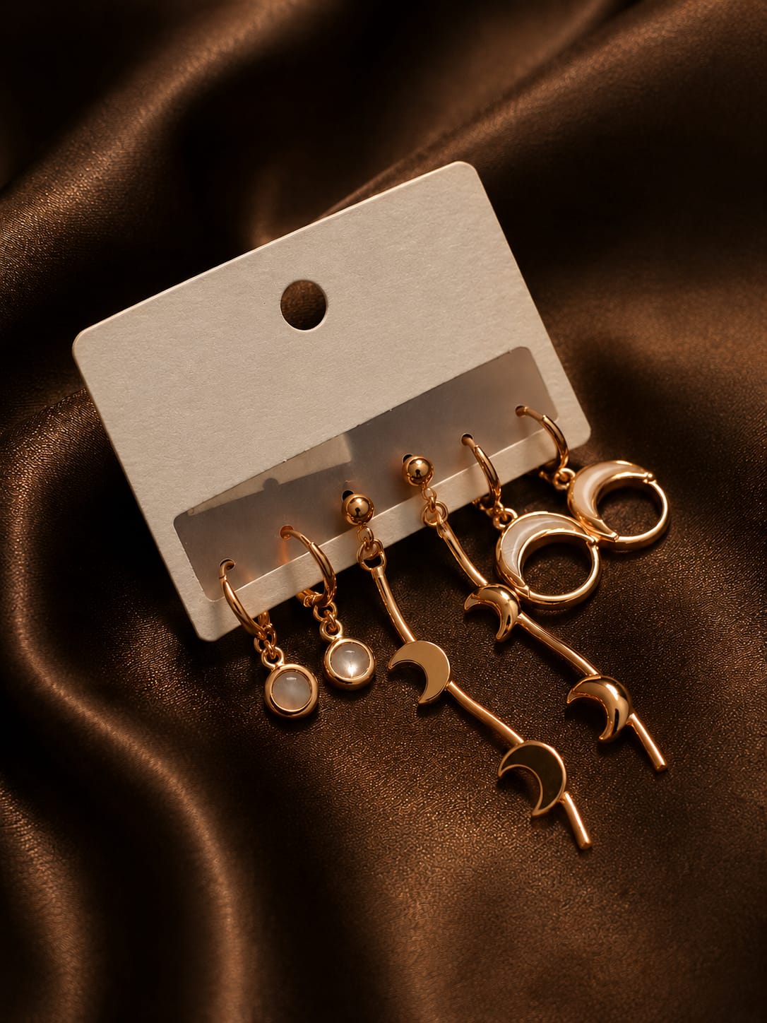 Moonlight Trio Earrings Set