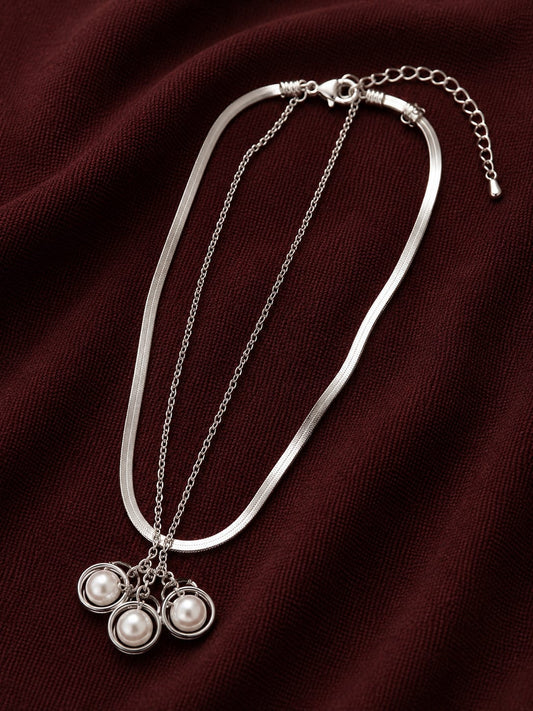 Celeste Pearl Layer Necklace