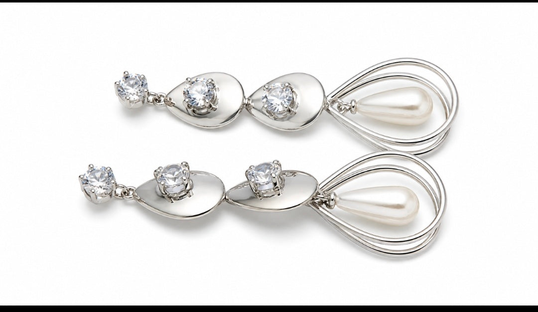 Royale Crystal Pearl Drops
