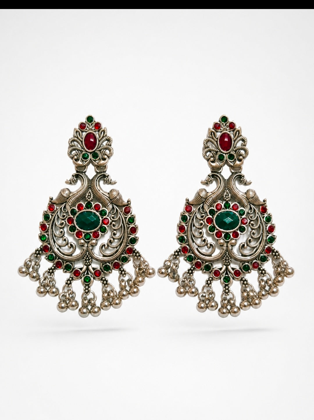 Royal Meher Antique Chandbali Earrings