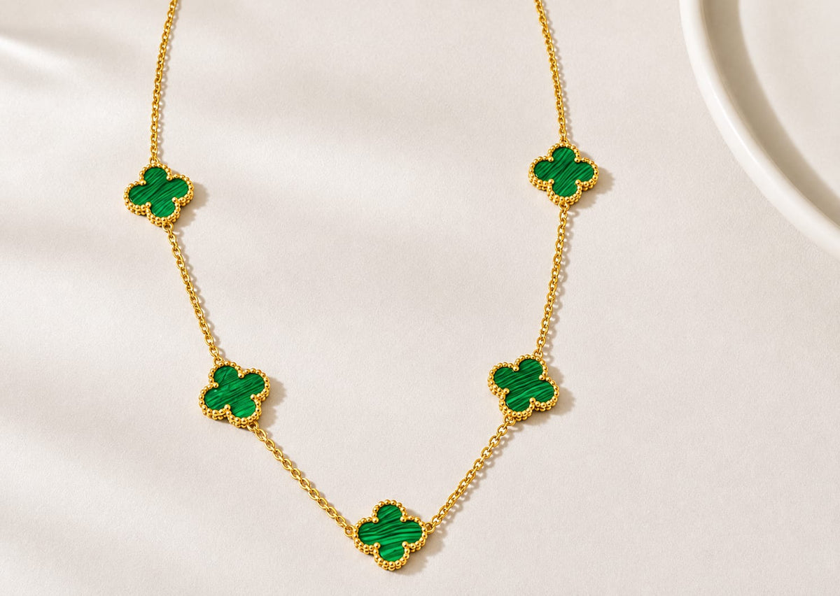 Emerald Alora Clover Necklace
