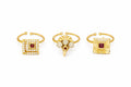 Fancy Gold  Plated Ring Set