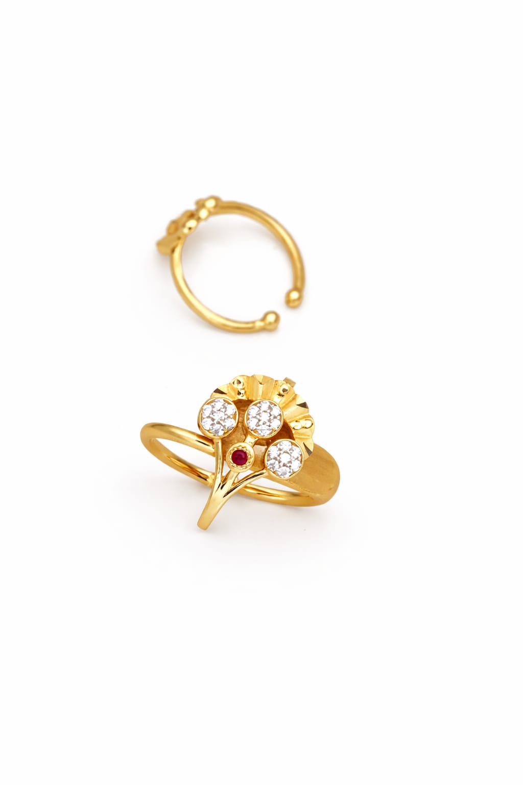 Fancy Gold  Plated Ring Set