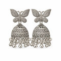 Combo of 4 Pair latest Traditional butter fly Silver Jhumki Earring for women/girls