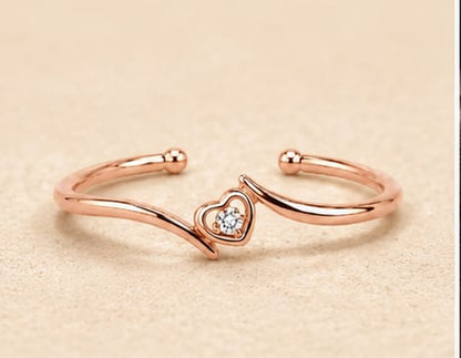 Rosewave Heart Ring