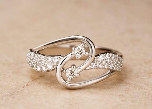 Infinity Bloom Silver Ring