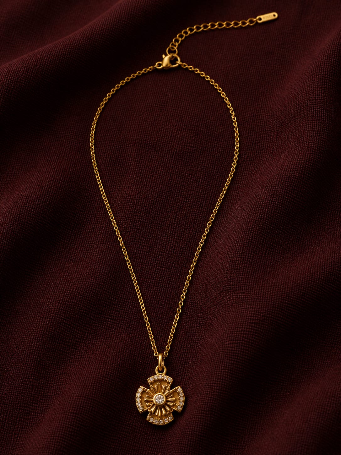Celestial Rotating Crystal Necklace