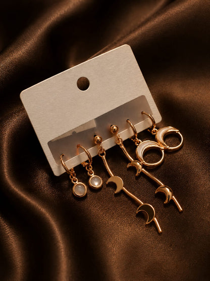 Moonlight Trio Earrings Set