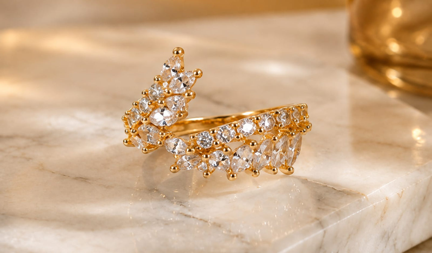 Luxe Band Adjustable  Ring