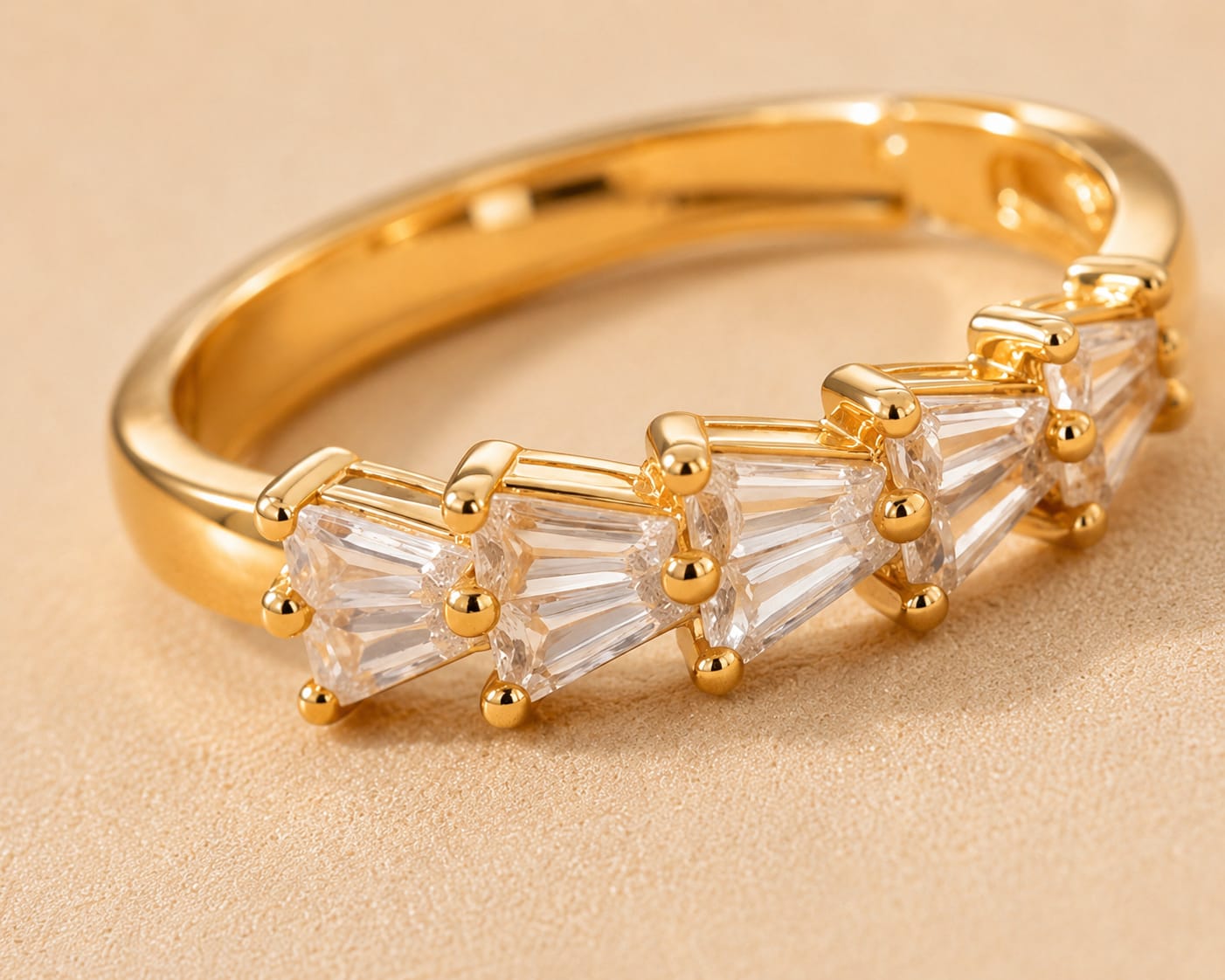 Crystal Bow Adjustable Ring