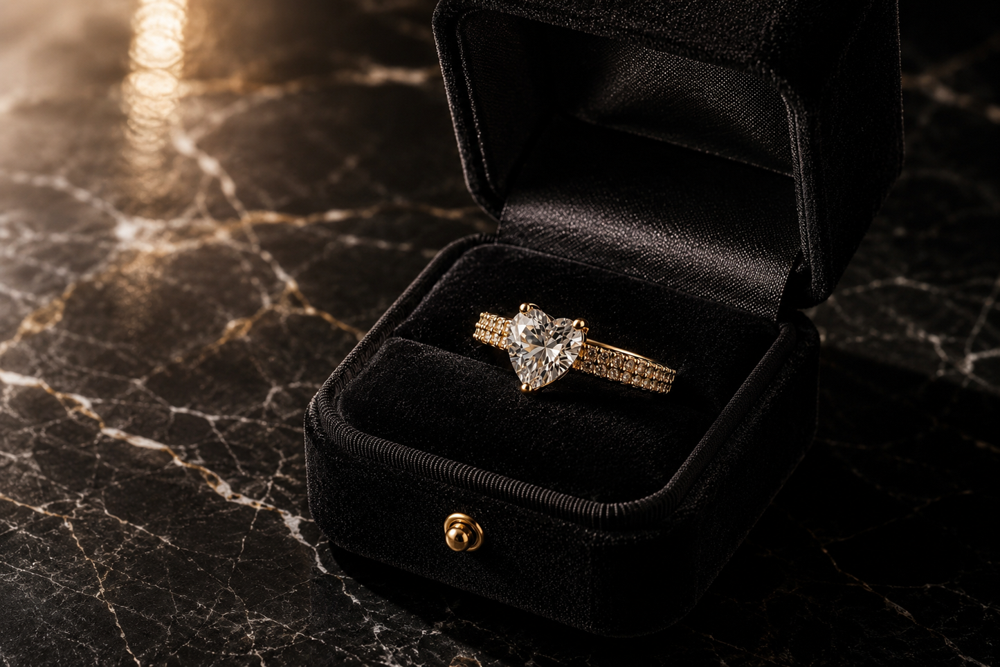 Eterna Heart Crystal Ring