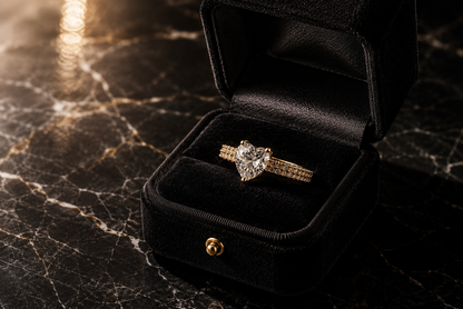 Eterna Heart Crystal Ring