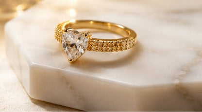 Eterna Heart Crystal Ring