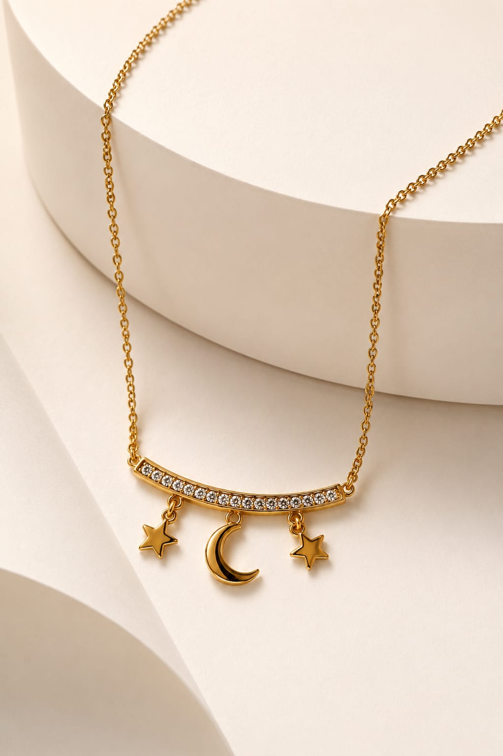 Starry Night Gold Necklace
