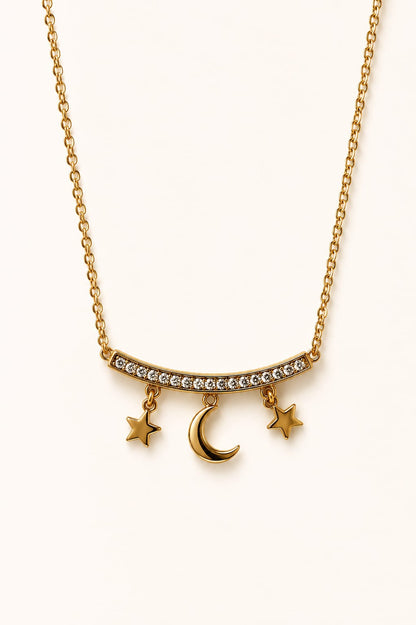 Starry Night Gold Necklace