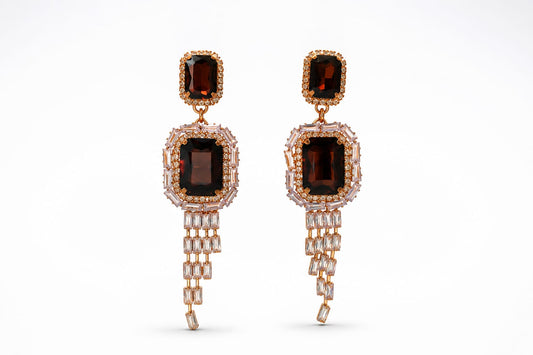 Ruby Cascade  Earrings