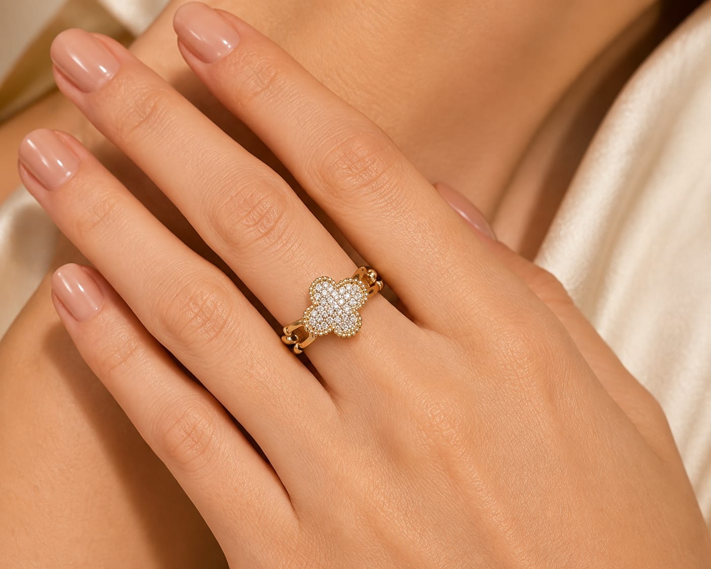 Romantic Crystal Ring