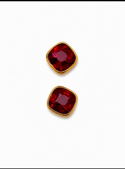 Aura Gemstone Stud Earrings Collection