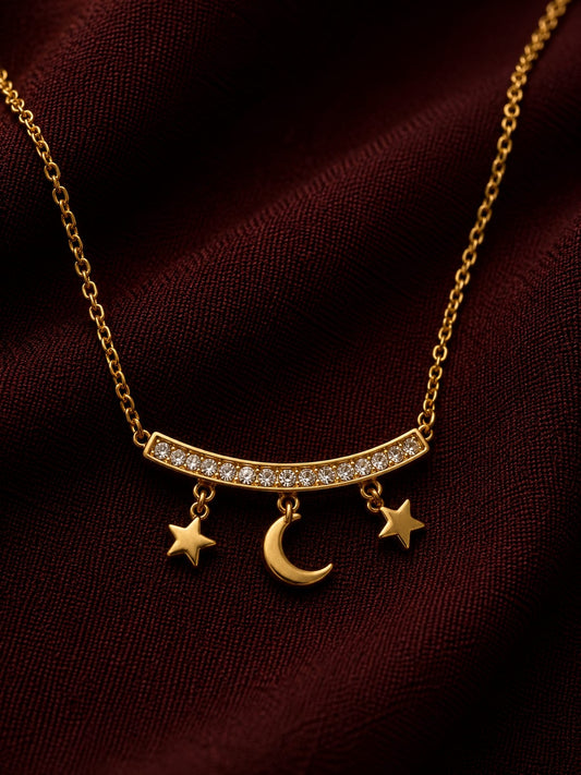 Starry Night Gold Necklace