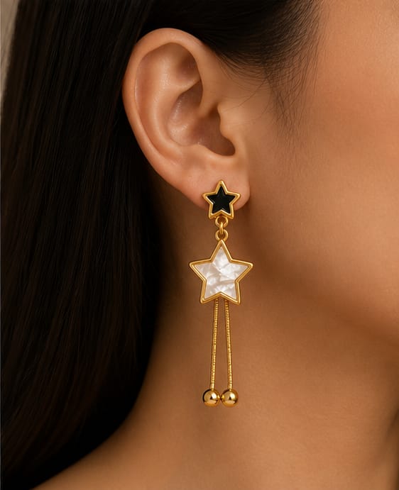 Celestia Star Drop Earrings