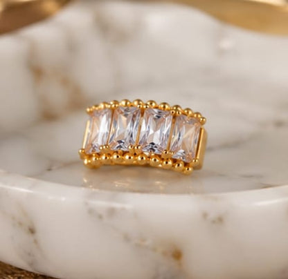 Princess Cut Statement Ring