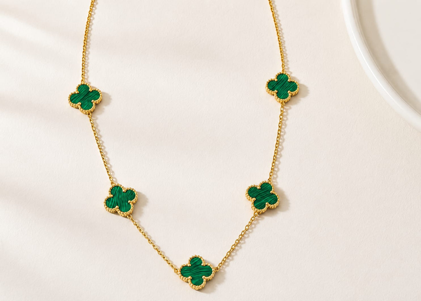 Emerald Alora Clover Necklace