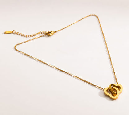 Interlocked Hearts Necklace