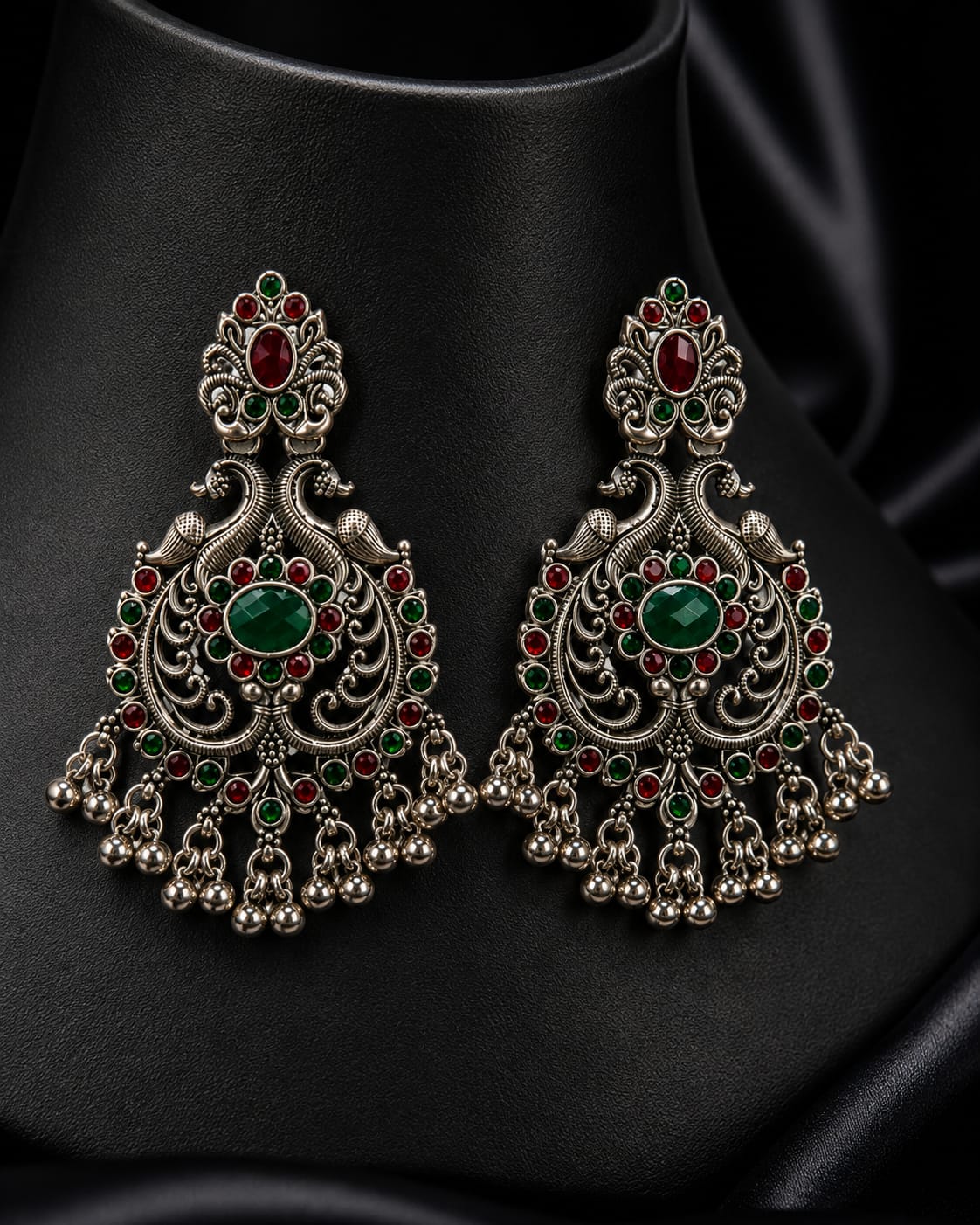 Royal Meher Antique Chandbali Earrings