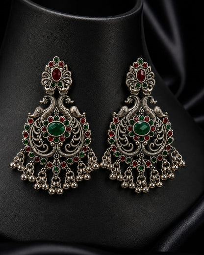 Royal Meher Antique Chandbali Earrings