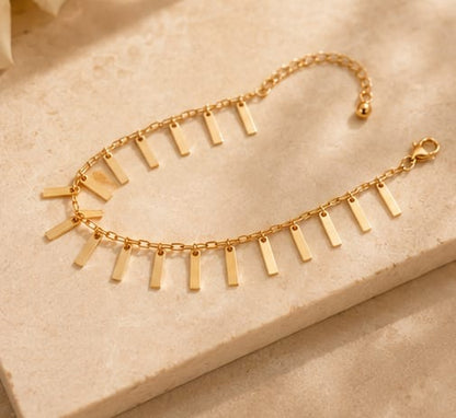 Celestial Bar Charm Bracelet