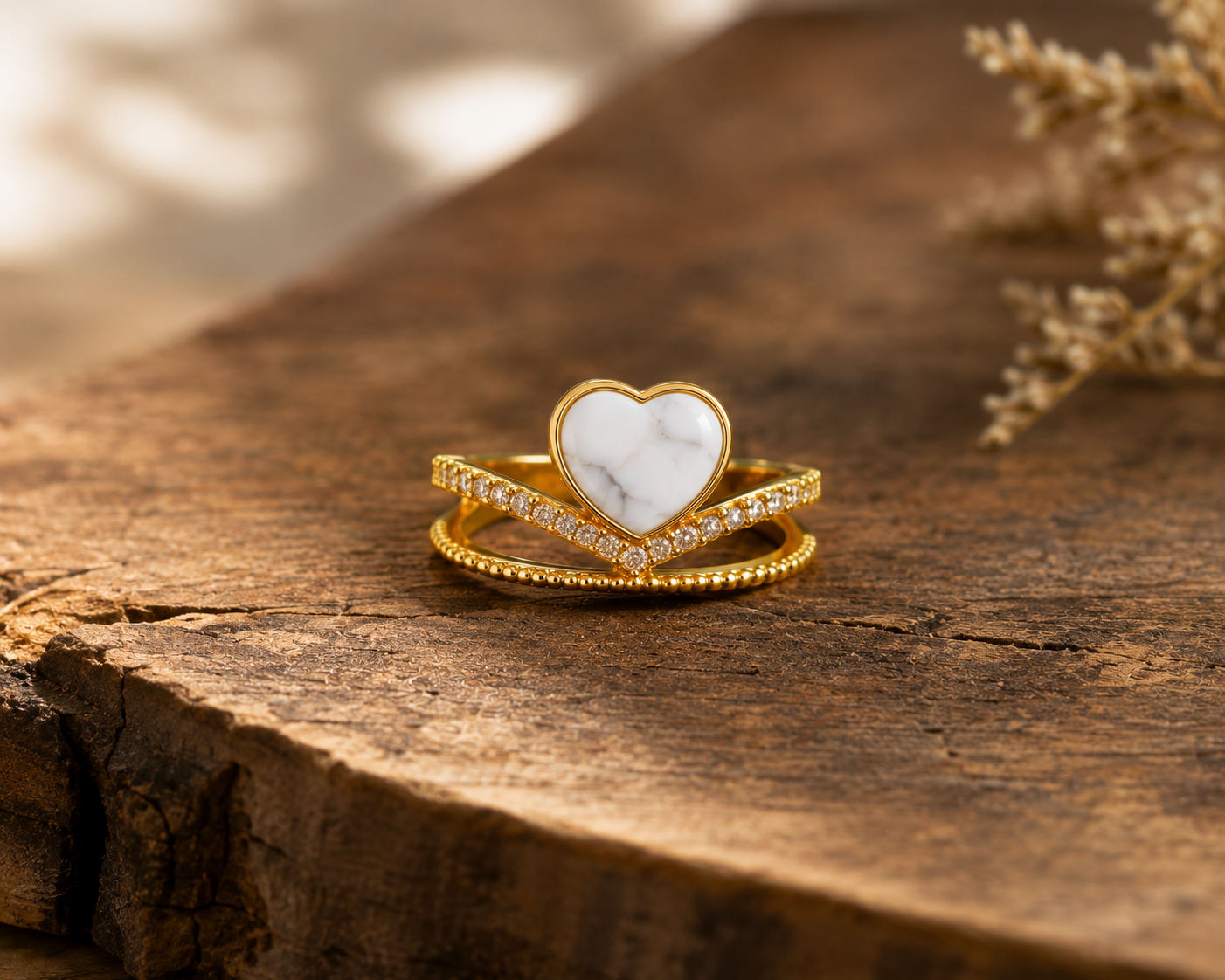 Moonheart Luxe Ring