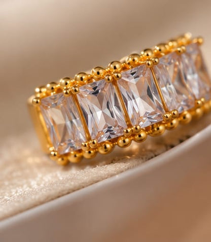 Princess Cut Statement Ring