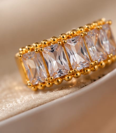 Princess Cut Statement Ring