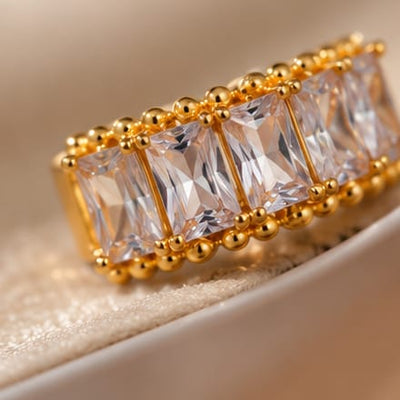 Princess Cut Statement Ring
