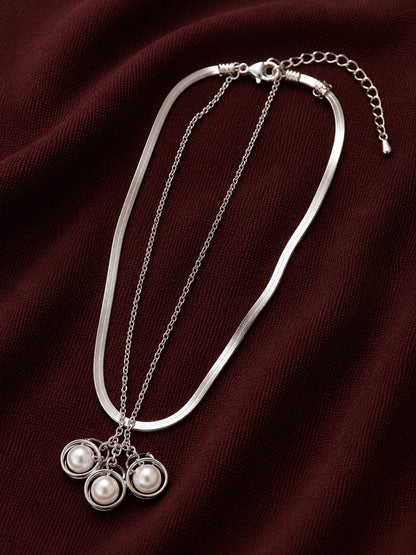 Celeste Pearl Layer Necklace