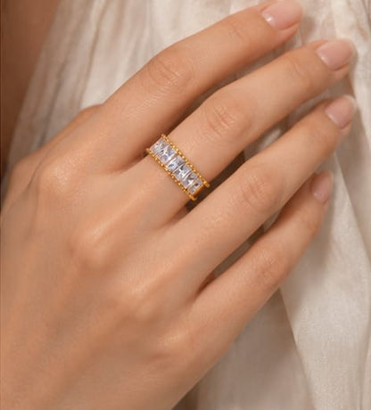 Princess Cut Statement Ring
