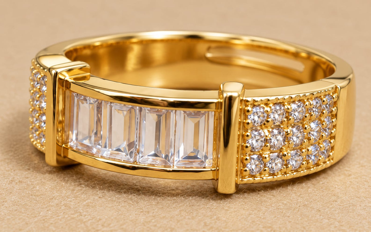Luxe Baguette Ring