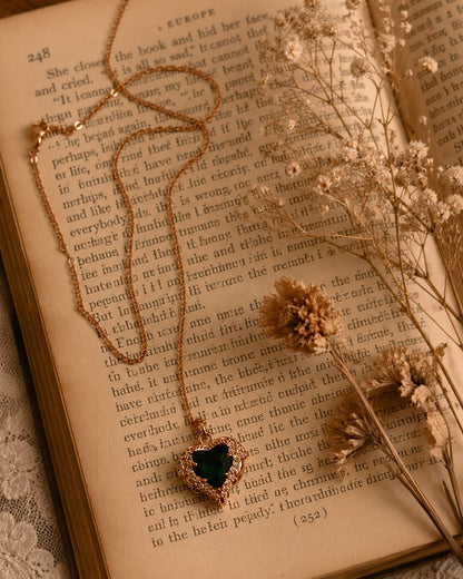 Celeste Heart Gem Necklace