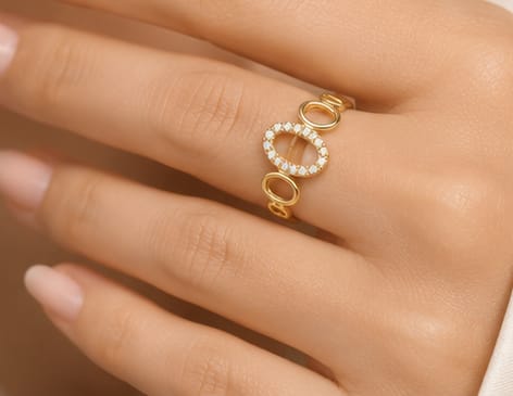 Crystal Orbit Ring