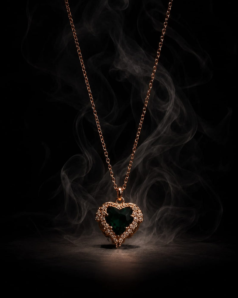 Celeste Heart Gem Necklace