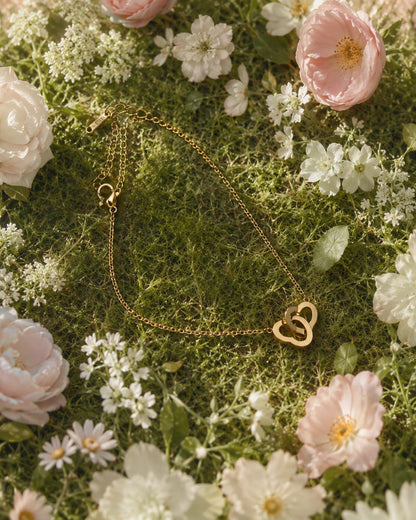 Interlocked Hearts Necklace