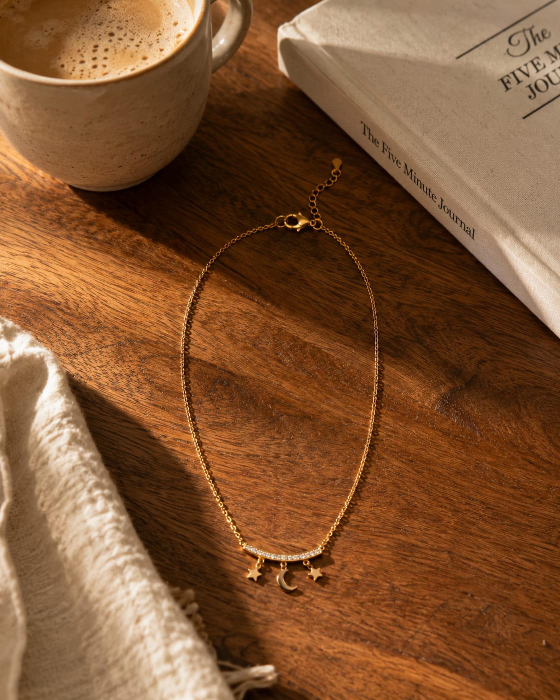 Starry Night Gold Necklace