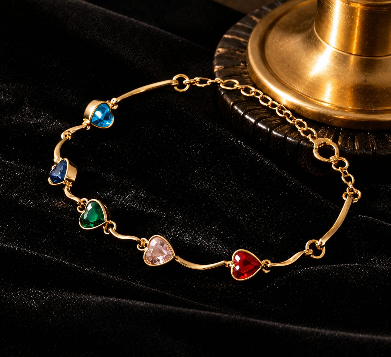 Luxe Trio Stone Bracelet