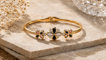 Midnight Petal Bracelet