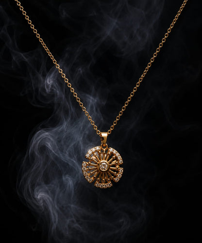 Celestial Rotating Crystal Necklace