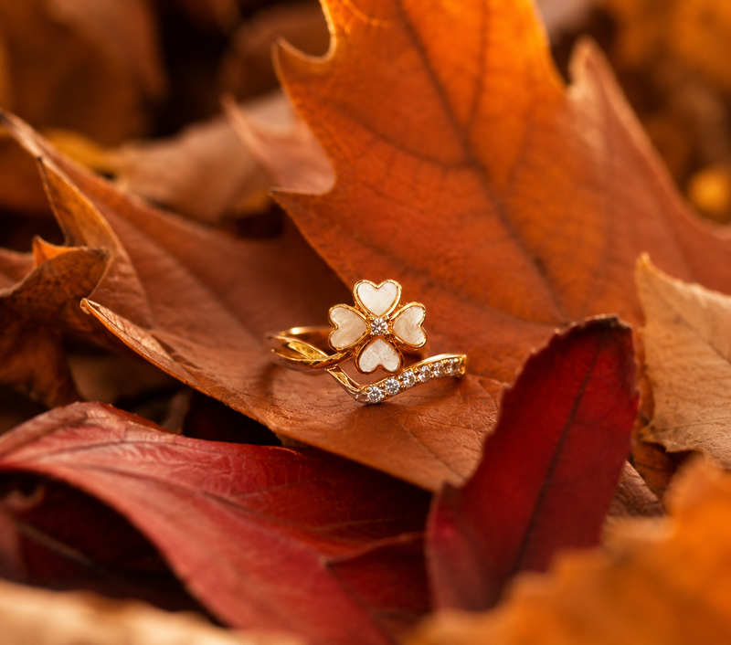 Golden Meadow Adjustable Ring