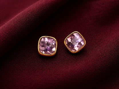 Aura Gemstone Stud Earrings Collection