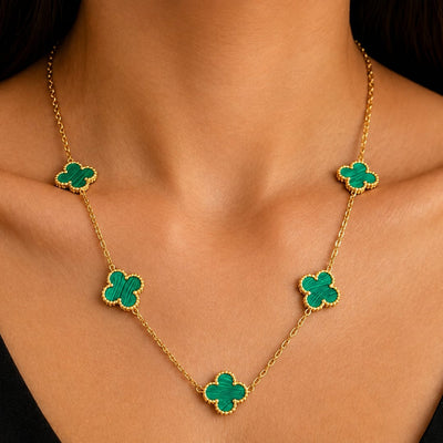 Emerald Alora Clover Necklace
