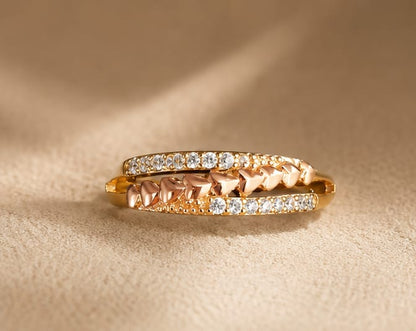 Heart Link Spark Ring