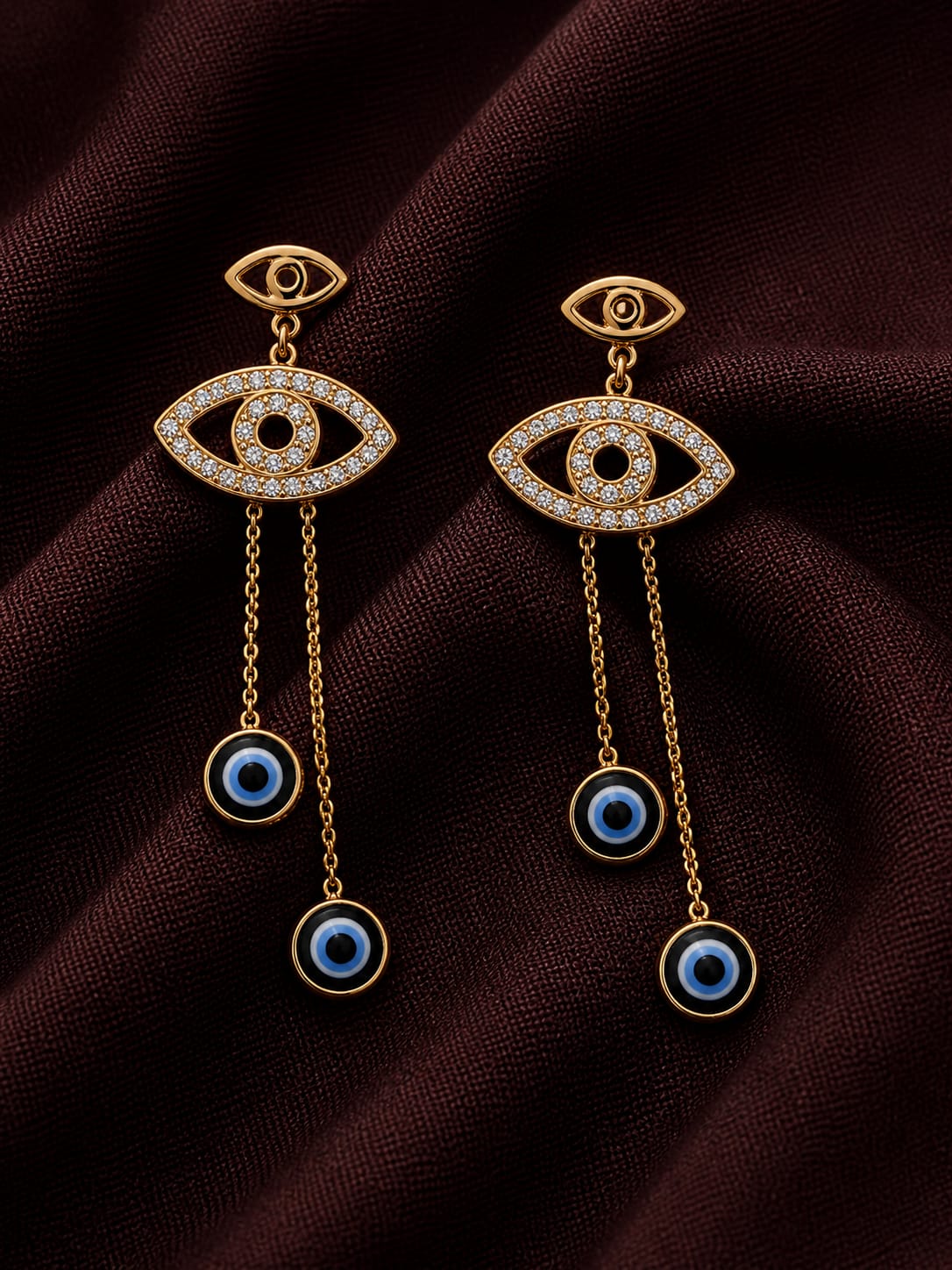 Mystique Nazar Drop Earrings
